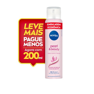 NIVEA Desodorante Aerossol Pearl & Beauty 200ml em Oferta na Shopee