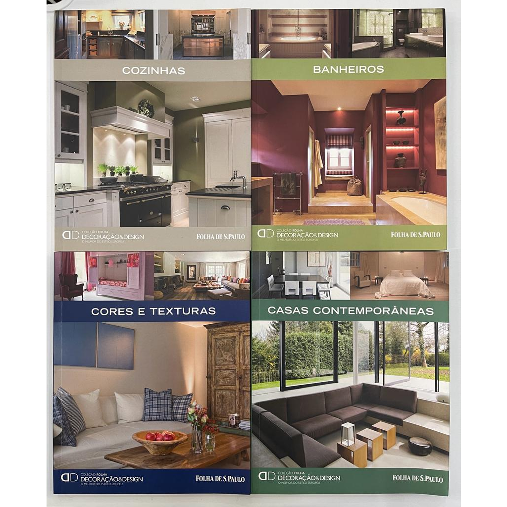 Livro Coleção Folha Decoração & Design (Design e Arquitetura)