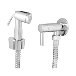 Kit Ducha Higiênica Luxo Abs Cromado Completa Alavanca 1/4
