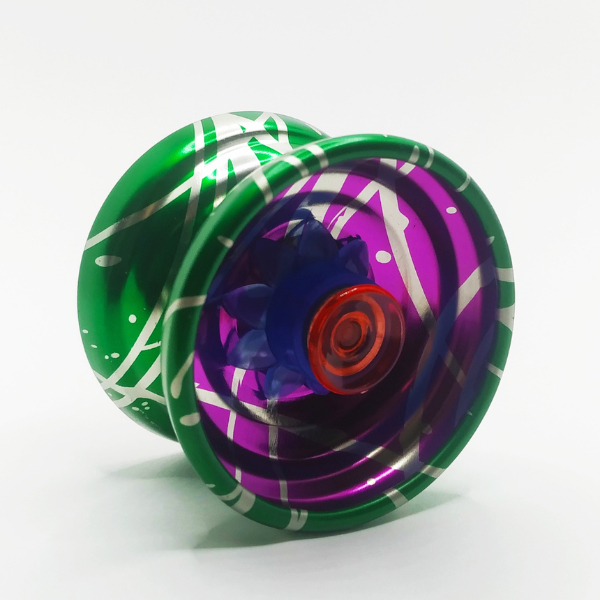 Kit 2 Yoyos (ioio,yo-yo) De Rolamento Profissional + 06 Cordas Extras Yoyo com 7 Esferas