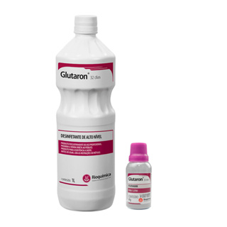 Desinfetante Glutaron 32 Dias 1 L C/ Ativador 4g em Oferta na Shopee