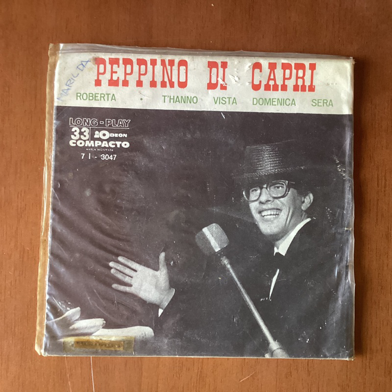 Compacto Vinil 7 polegadas: Peppino Di Capri - Roberta / T’Hanno Vista Domenica Sera