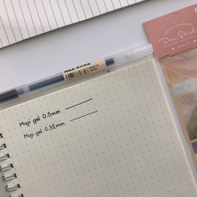 Caneta Muji Gel 0.5mm Importada Japão