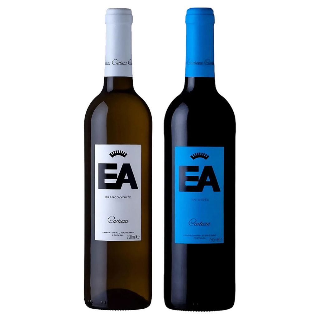 Kit Vinho Cartuxa EA Tinto + Cartuxa EA Branco 750ml - Food & Beverages