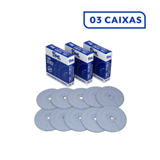 3 Caixas Disco De Tacógrafo Semanal 125x7 - Cx C/ 10 Unid.