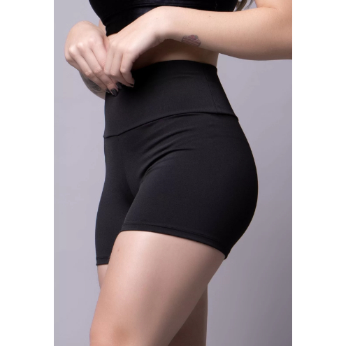 Bermuda Esporte Suplex liso Fitness para academia dia-dia zero transparência