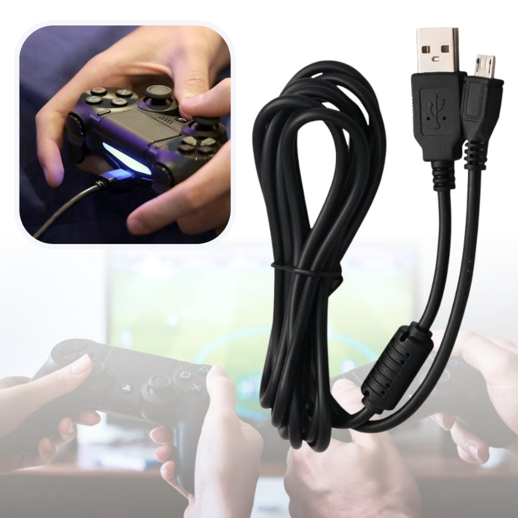 Cabo Controle Para Ps4 Play 4 Carregar Manete Sem Fio Micro Usb V8 Carregador Recarga Rápida Top e Barato