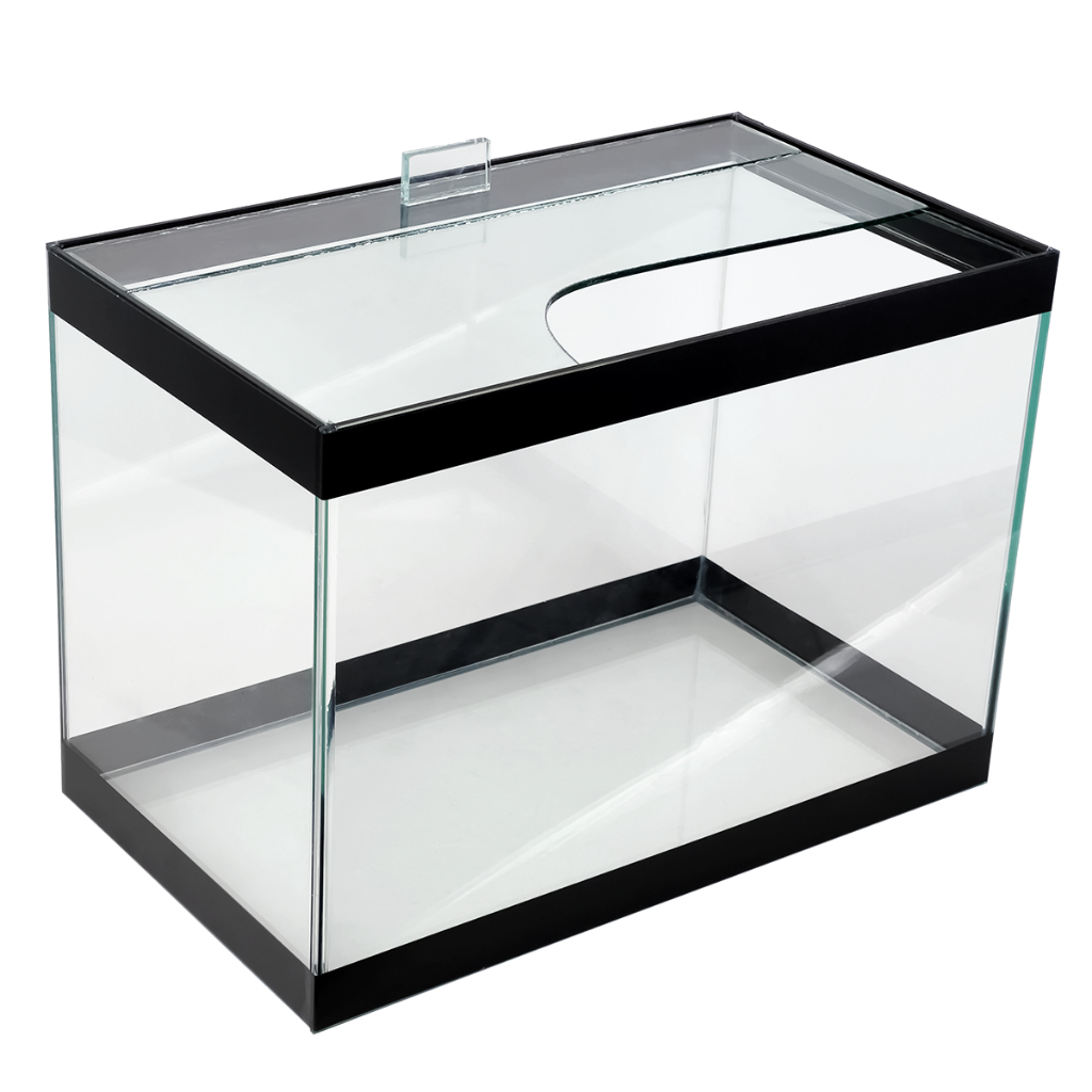 Aquario de vidro 15 litros vidro 4mm lapidado e polido decoração de mesa aquarismo criação de peixes marinho tropical agua doce agua salgada beta beta