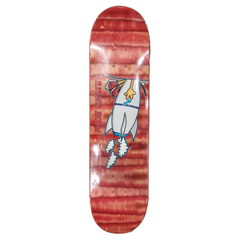 Shape Face Skate Maple 8.0 Rocket Avermelhado