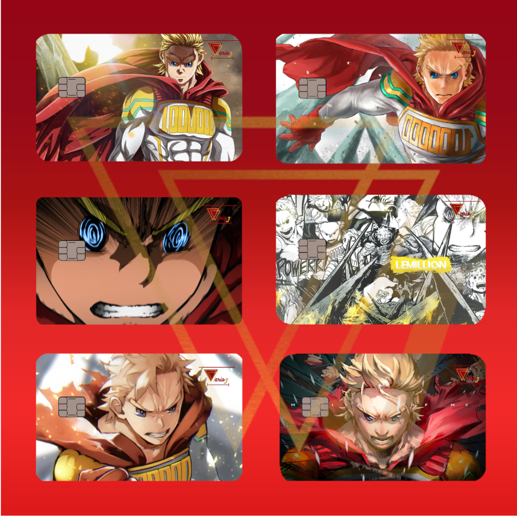 Película Adesivo Cartão Crédito e Débito Mirio Togata Lemillion Boku no Hero Academia Skin