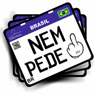 Placa Decorativa Nem Pede Moto Bike Grau Corte Bololo