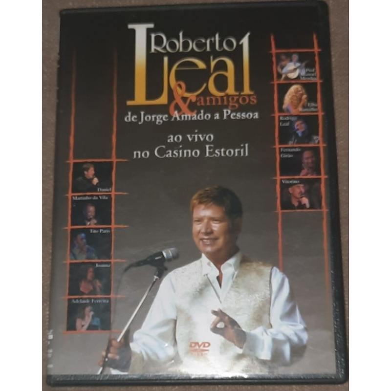 DVD Roberto Leal e amigo Jorge Amado a pessoa original 1016
