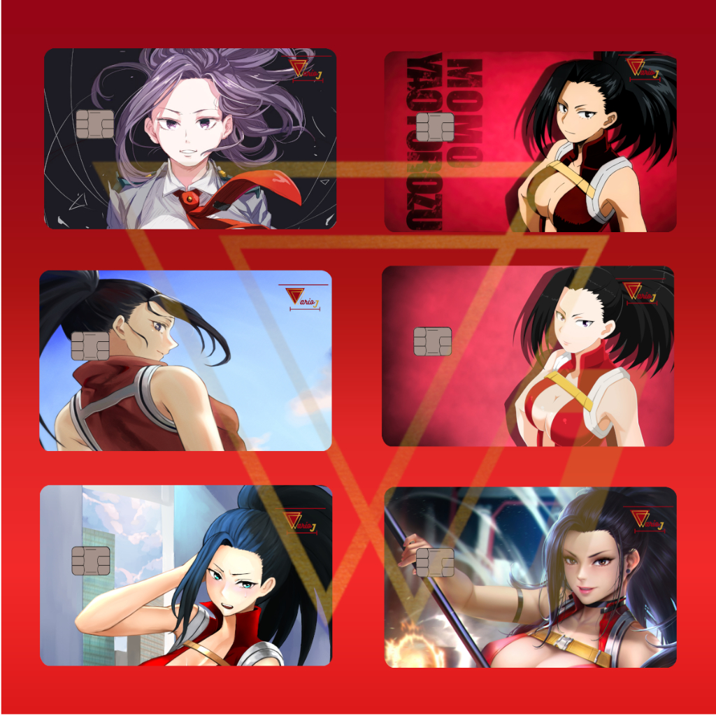 Película Adesivo Cartão Crédito e Débito Momo Yaoyorozu Creati Boku no Hero Academia