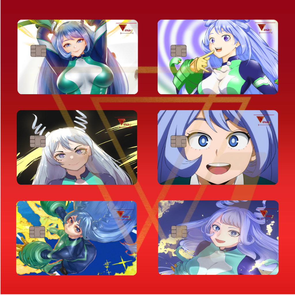 Película Adesivo Cartão Crédito e Débito Nejire Hado Boku no Hero Academia Skin Top