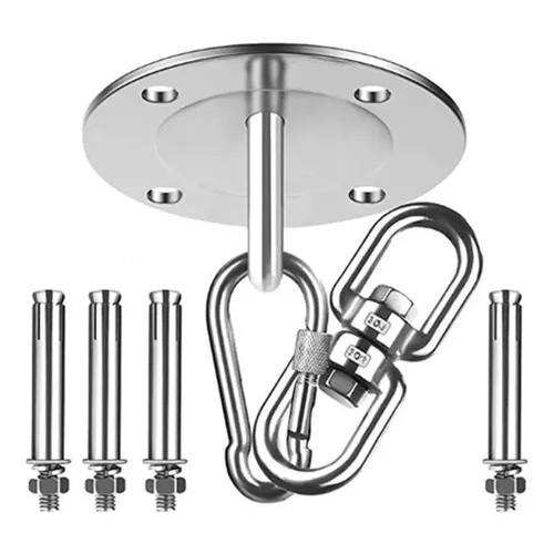 Gancho Para Cadeira De Teto Robusto - Balanço E Giro 360° em Oferta na Shopee
