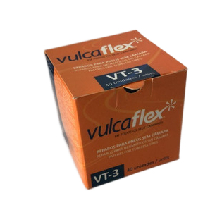 Vulcaflex Vt 3 Remendo A Frio Cx 40pçs