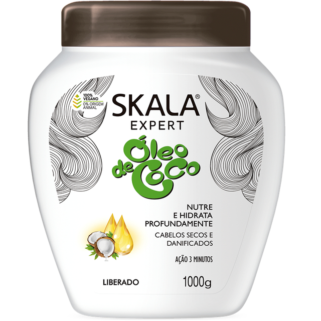Creme De Hidratação Skala Óleo De Coco 1Kg em Oferta na Shopee