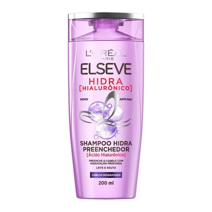 Shampoo Elseve Hidra Hialurônico 200ml - Beauty