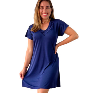 Camisola de manga curta com detalhes em renda 2023