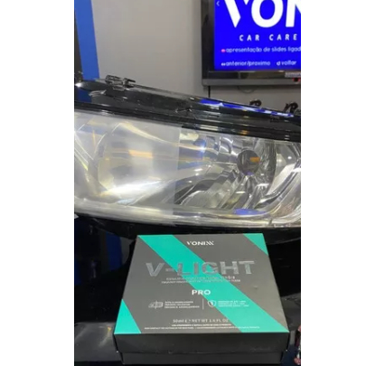 V light ceramic coating para faróis 20ml Vonixx — imagem 2 de 2