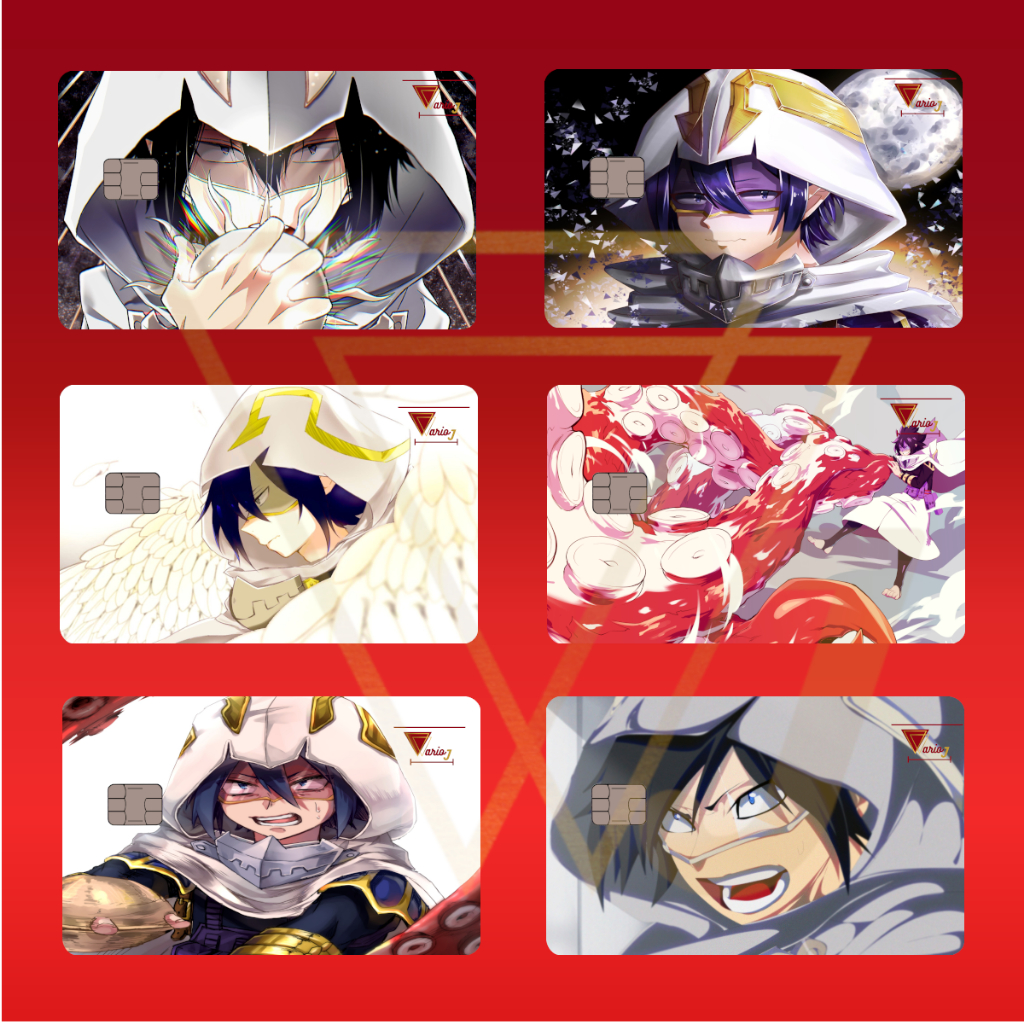 Película Adesivo Cartão Crédito e Débito Tamaki Amajiki Suneater Boku no Hero Academia Skin Top