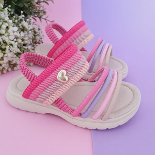 Sandália Infantil Feminina Elástico Colorida Menina em Oferta na Shopee