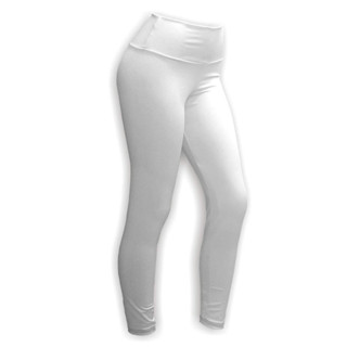 Calça Leg Feminina lisa Cintura Alta Sem Costura Lateral