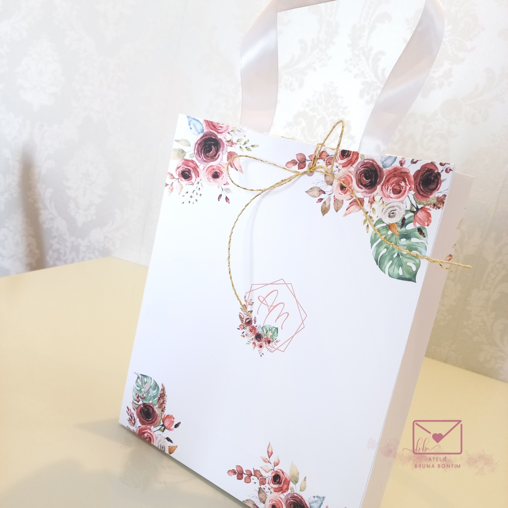 Sacola Personalizada para Convites Padrinho de Casamento - Lembracinha , Aniversário em Oferta na Shopee