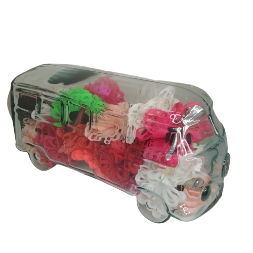 Baleiro Kombi de Vidro 25 cm
