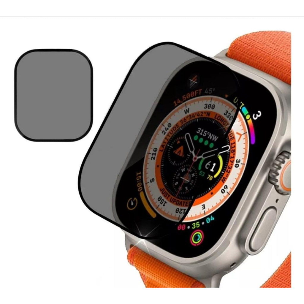 Pelicula De Vidro Privacidade Vidro 3d Para Apple  Smartwatch 38mm 40mm 41mm 42mm 44mm 45mm 49mm em Oferta na Shopee