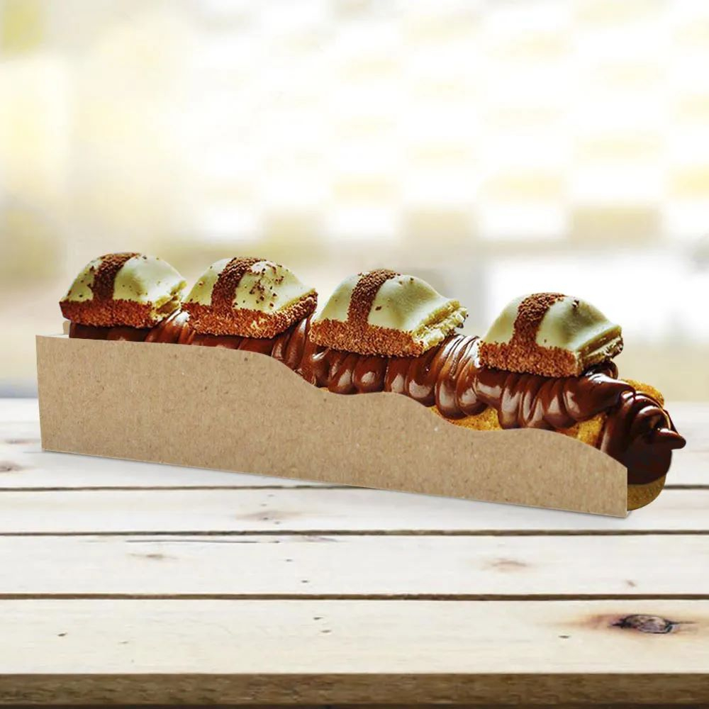 Caixinha Suporte para Churros Gourmet - Várias Cores - 100 unidades