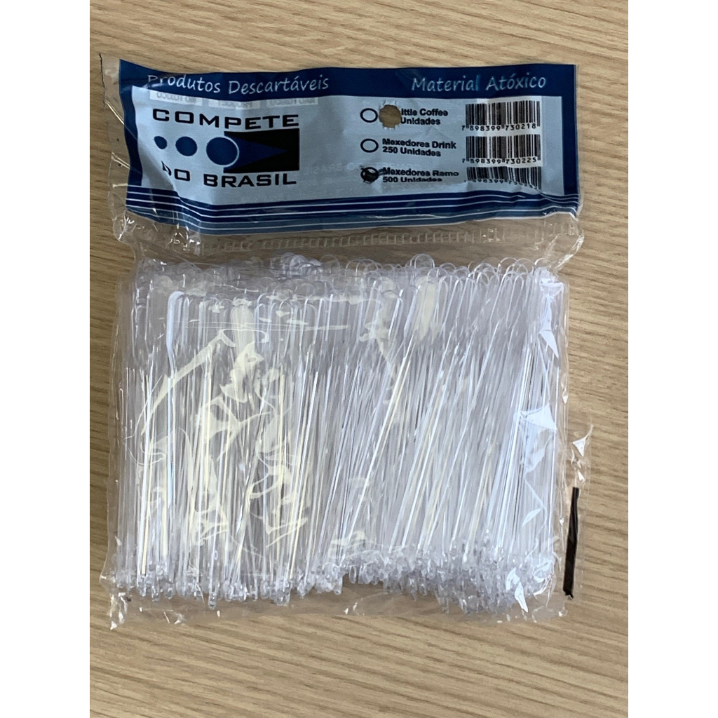 Mexedor Tipo Remo Pá para café 9 cm com 500 (Qualidade)