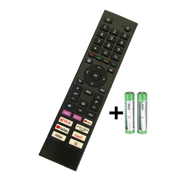 controle remoto para smart tv Toshiba vidaa 4K 32 40 42 43 50 55 60 polegadas