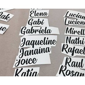 Adesivo Nome Personalizado - Varias Cores