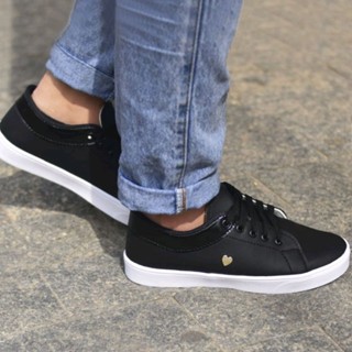 Tênis Feminino Casual Dia A Dia Confortável Sapatênis