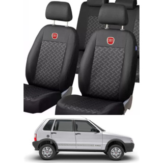 Capas P/ Bancos Tecido Original Fiat Uno 2001 2002 2003 2004 2005 2006 2007 em Oferta na Shopee