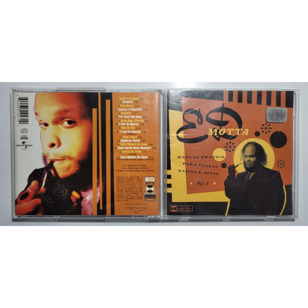 Cd Ed Motta-manual Prático Para Festas,bailes E Afins Vol.1