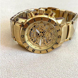 Relogio Masculino Bvgr Cobra Coral Iron Man Skeleton Com Caixa da Marca