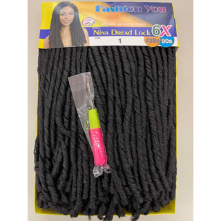 Cabelo Crochet Nina Dread Lock 6X 428G 90S COM AGULHA FASHION YOU ORIGINAL JAPANESE FIBER