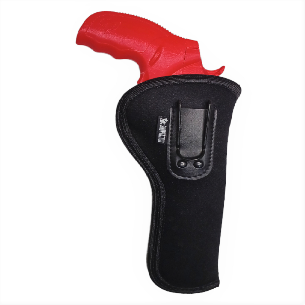 Coldre Neoprene Revolver 38 e 357 6 e 6,5 Polegadas 8 Tiros