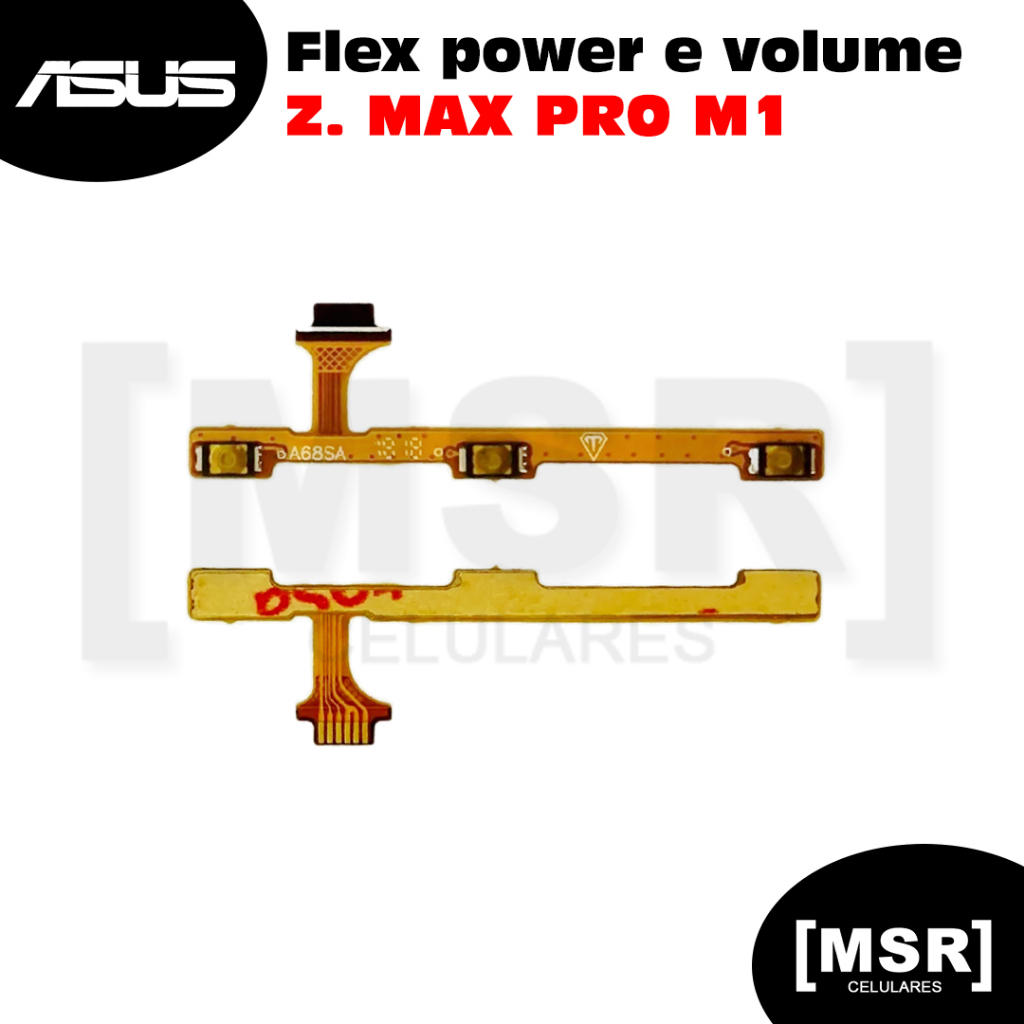 Flex power e volume celular ASUS modelo ZENFONE MAX PRO M1