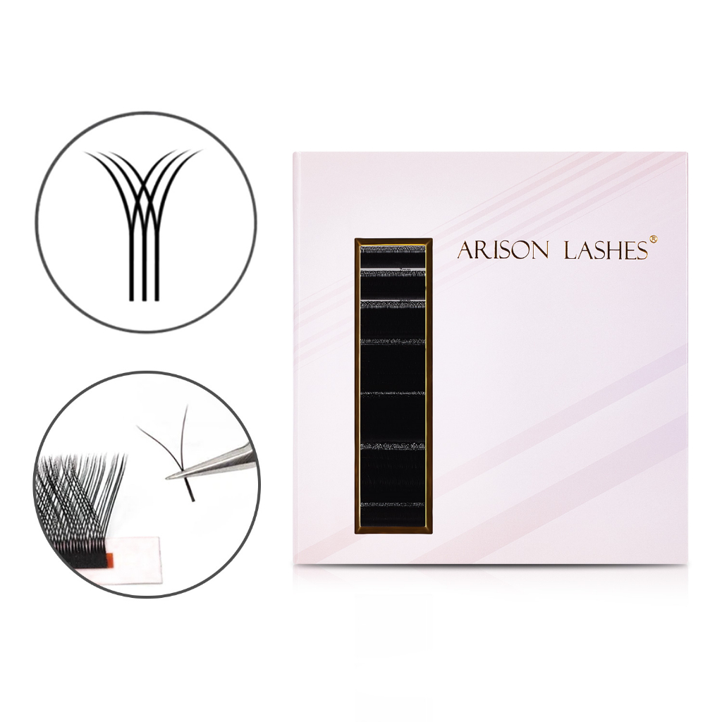 Arison Lashes Cílios Y Mix Estojo Maior Fios YY- Volume Brasileiro-0.07-D-Mix-30Linhas Longas