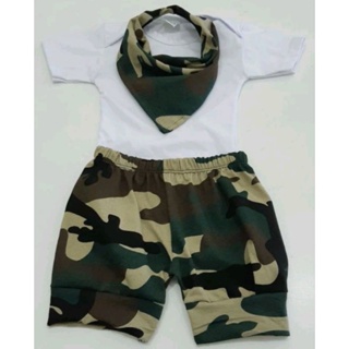 Conjunto Camuflado Bebes em Oferta na Shopee