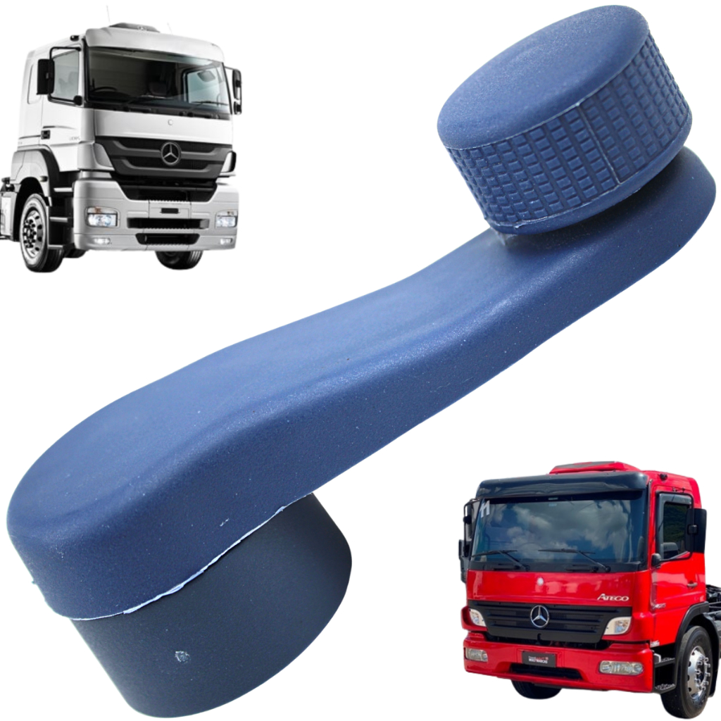Manivela Reguladora do Vidro da Porta Azul 1 Unidade - Universal Automotive | Piqueri Autopeças