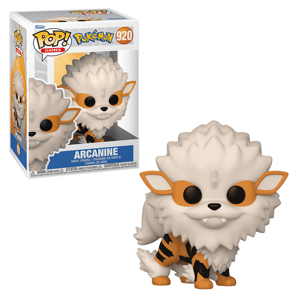 FUNKO POP GAMES POKEMON - ARCANINE 920 NOVO ORIGINAL