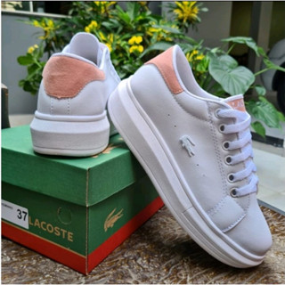 Tenis Sapatenis Feminino Branco/ Preto LA /Casual/Confortavel/Promoçao/Lançamento 2024