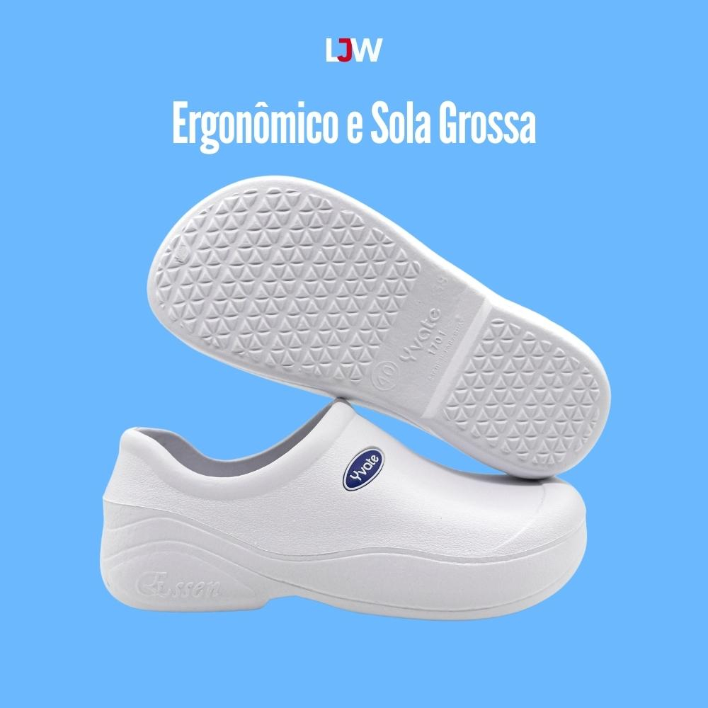 Sapato Profissional Babuche Serviço Sandália Sapato Fechado - Yvate  - LOJWEB em Oferta na Shopee