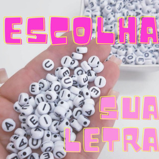 Miçangas Letra Letrinhas- escolha sua letra