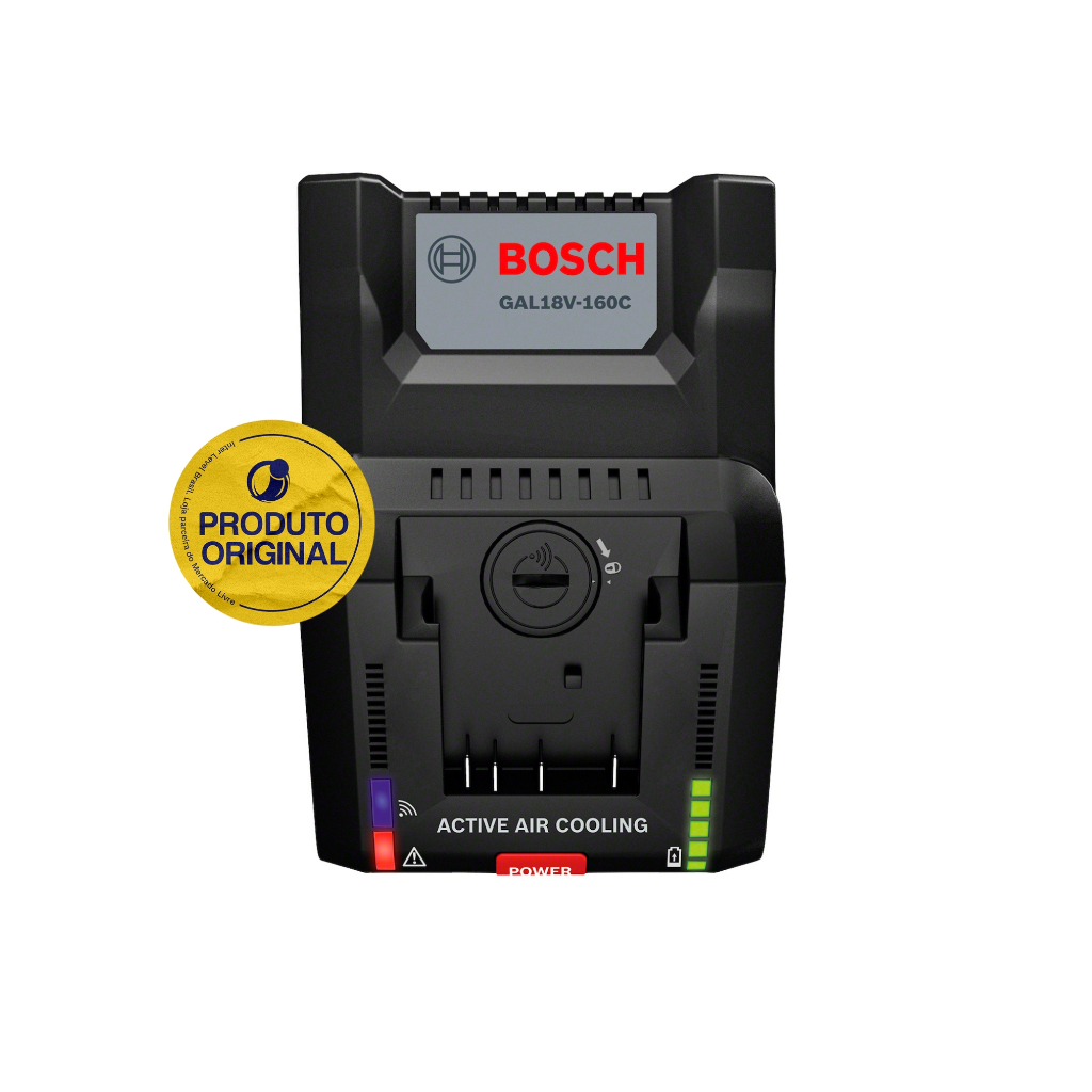 Carregador De Bateria Gal 18v 160 C Bosch Super Rápido 220v - Home & Living