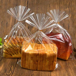 Saquinho Plástico Brilhoso Para Pão caseiro